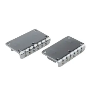 Chrome Fixed Guitar Bridge Set Models 0269 & 0281 10 Scc6aa52cc4684bd5812f394823d79113Y