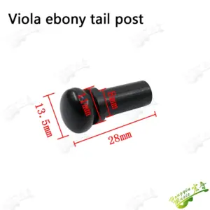 Premium Ebony Viola Tail Post 4/4 Size 11 Scc850a8a0e404b56a5e7a777ea173ac4S