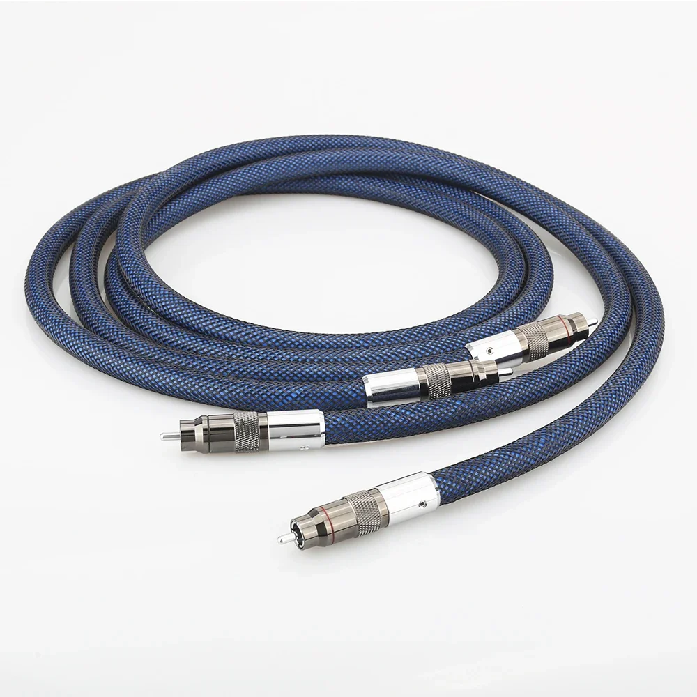 Premium Copper-Silver RCA Interconnect Cable 4 Premium Copper-Silver RCA Interconnect Cable - Image 4