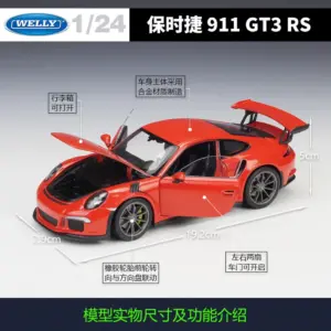 1:24 Porsche 911 GT3 RS Diecast Model 11 Scc88eb992bd047dc9c50f12ddb500049E