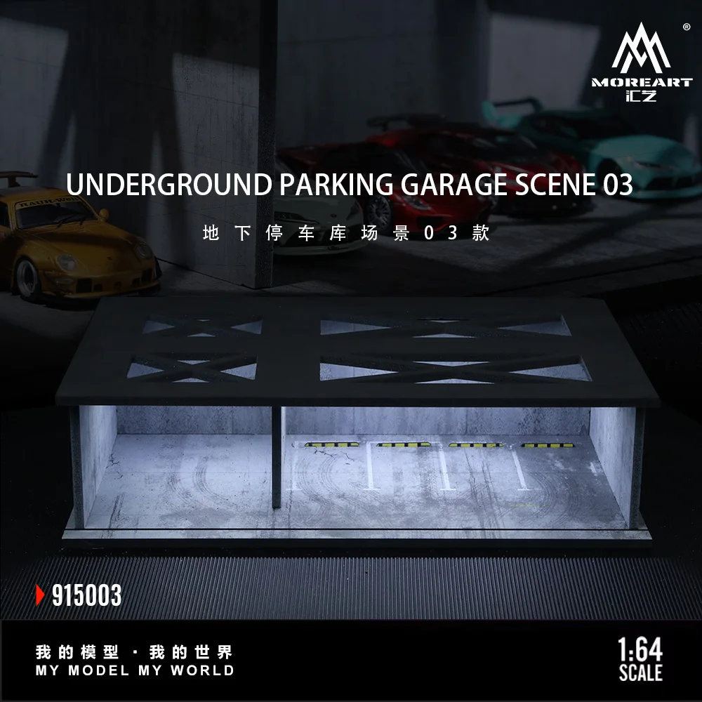 1:64 Scale Underground Parking Scene Model 2 1:64 Scale Underground Parking Scene Model - Image 2