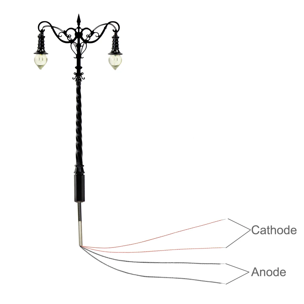 Vintage HO Scale Street Lamp Set with Warm White LEDs 5 Vintage HO Scale Street Lamp Set with Warm White LEDs - Image 5