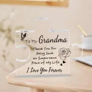 Grandma Heartfelt Acrylic Puzzle Plaque 10 Scca25f9580a5445ea16a059d373cf50bk