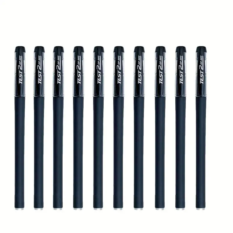 Set of 10 Precision Black Gel Pens 7 Set of 10 Precision Black Gel Pens - Image 7