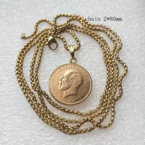 Vintage 1911 British Sovereign Coin Pendant 10 Sccacbe69899240c6822dfbcddd2b5a7fc