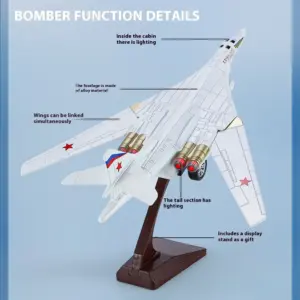 1/200 Scale TU-160 Bomber Diecast Model 9 Sccb3ad79e5a64c9c844009ccf25c09f0O