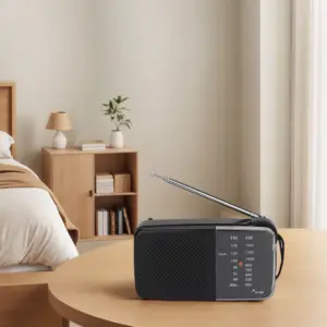 Stylish 115mm x 62mm x 28mm AM/FM Portable Radio 10 Sccc32cbd7d4541f389c84c4495e6e162A