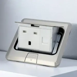 Pop-Up Floor Socket 120x120mm Silver or Gold 18 Sccc479dcf7274de88694e1135a5e840eC
