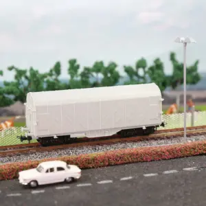 HO Scale 1:87 Covered Coil Wagon for Model Railways