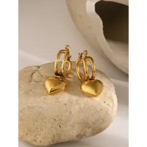 Stainless Steel Gold Earrings for Women 8 Sccd8b42f3bdb407a97e542d48fc89298v