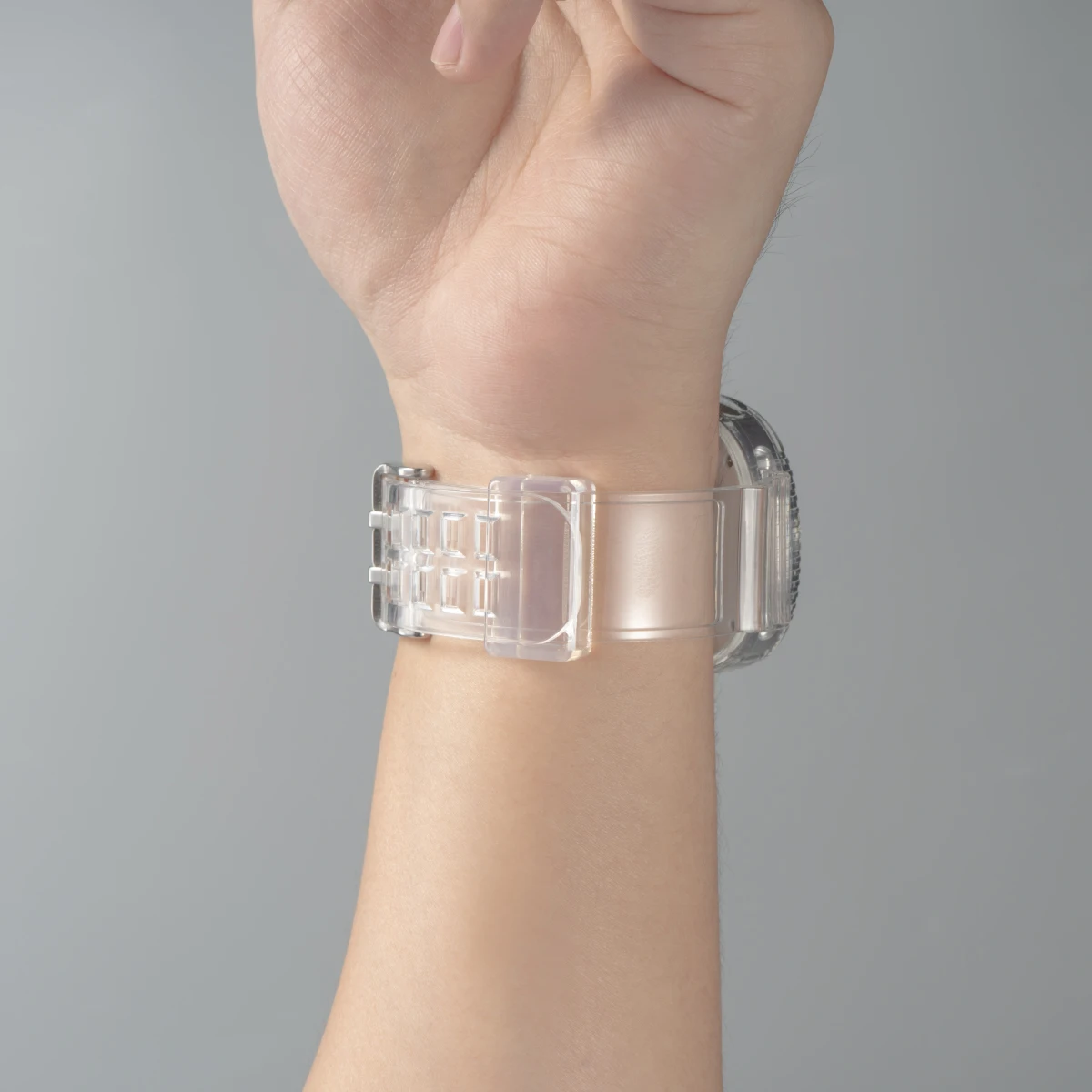 Transparent Silicone Case and Strap for Samsung Galaxy Watch 8 5 Transparent Silicone Case and Strap for Samsung Galaxy Watch 8 - Image 5