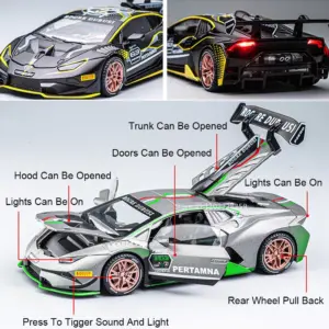 Diecast Lamborghini Sports Car Model 1:32 Scale 11 Sccf5f8de260a47f08bf1ffffac524e20j