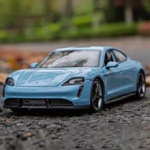 Blue Porsche Taycan Turbo S Model 1:24 Scale 10 Scd020e17b3f64b9da87f6943695180cbV