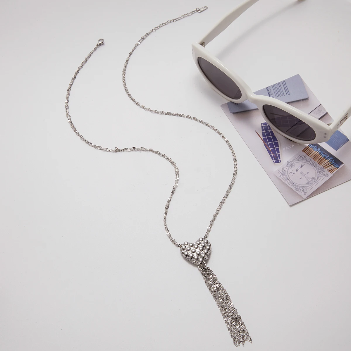 Unisex Stainless Steel Layered Necklace 4 Unisex Stainless Steel Layered Necklace - Image 4
