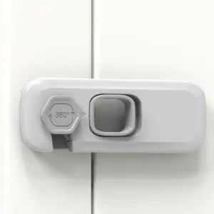 Child Safety Cabinet Lock - Gray & Green 14 Scd36782b59bf491db346f0c8be35a2b8j