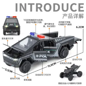 1:24 Scale European-American Police Pickup Truck 10 Scd3ac940b19c429382e51ea66682ad3fl