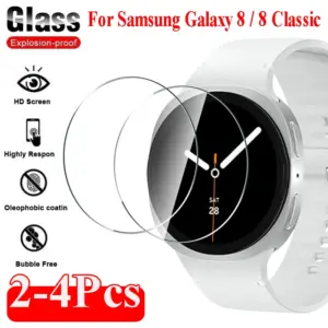 9H Tempered Glass Screen Protector for Galaxy Watch 8