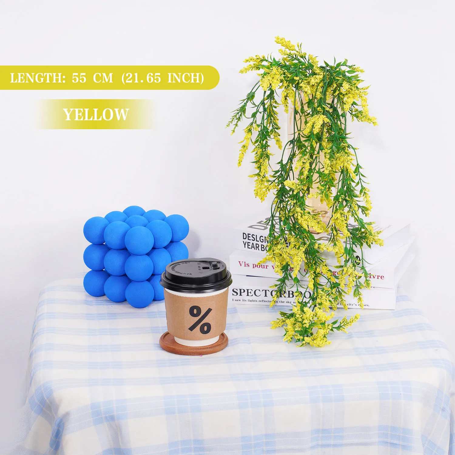 Artificial Pink Flower Vine Garland for Decor 9 Artificial Pink Flower Vine Garland for Decor - Image 9