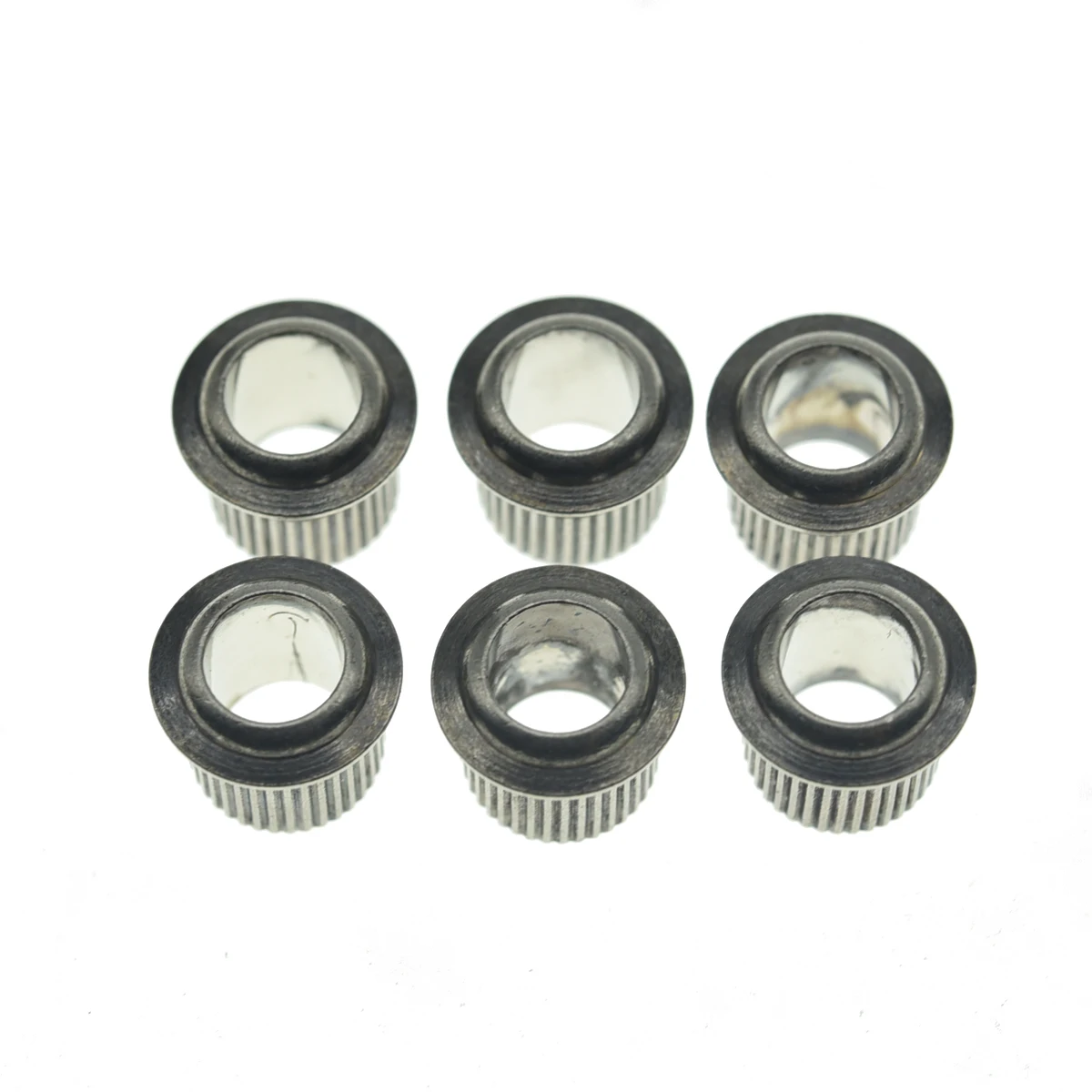 Vintage Brass Guitar Tuner Bushings Set 6 Vintage Brass Guitar Tuner Bushings Set - Image 6