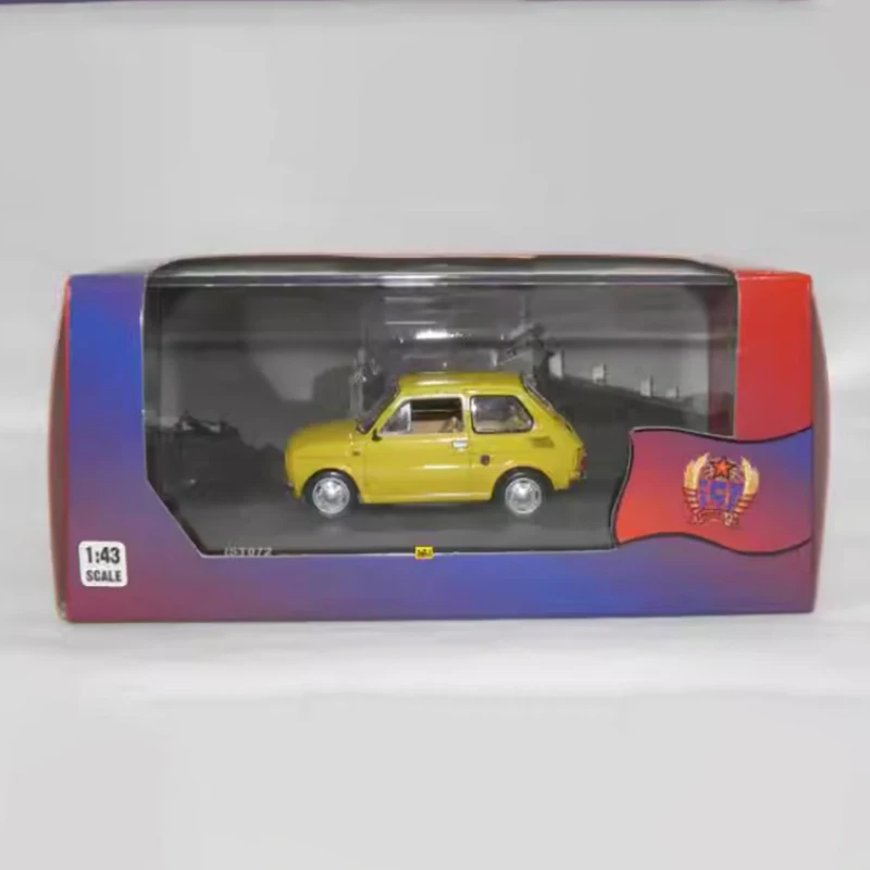 1973 Fiat 126P Diecast Model in Yellow 6 1973 Fiat 126P Diecast Model in Yellow - Image 6