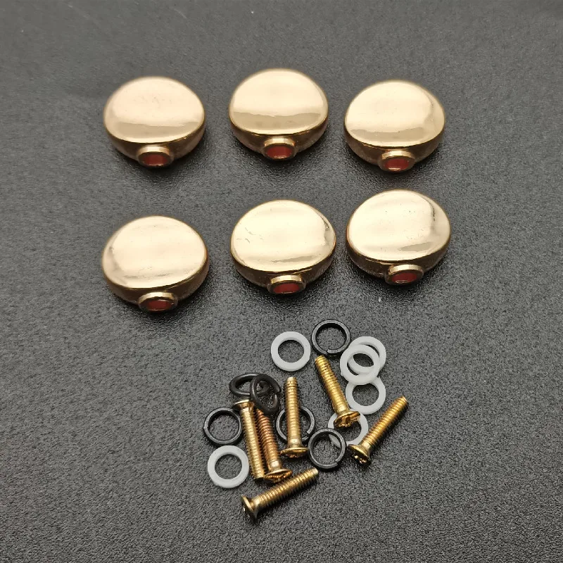 Stylish Metal Guitar Tuning Peg Set (Black, Gold, Chrome) 6 Stylish Metal Guitar Tuning Peg Set (Black, Gold, Chrome) - Image 6