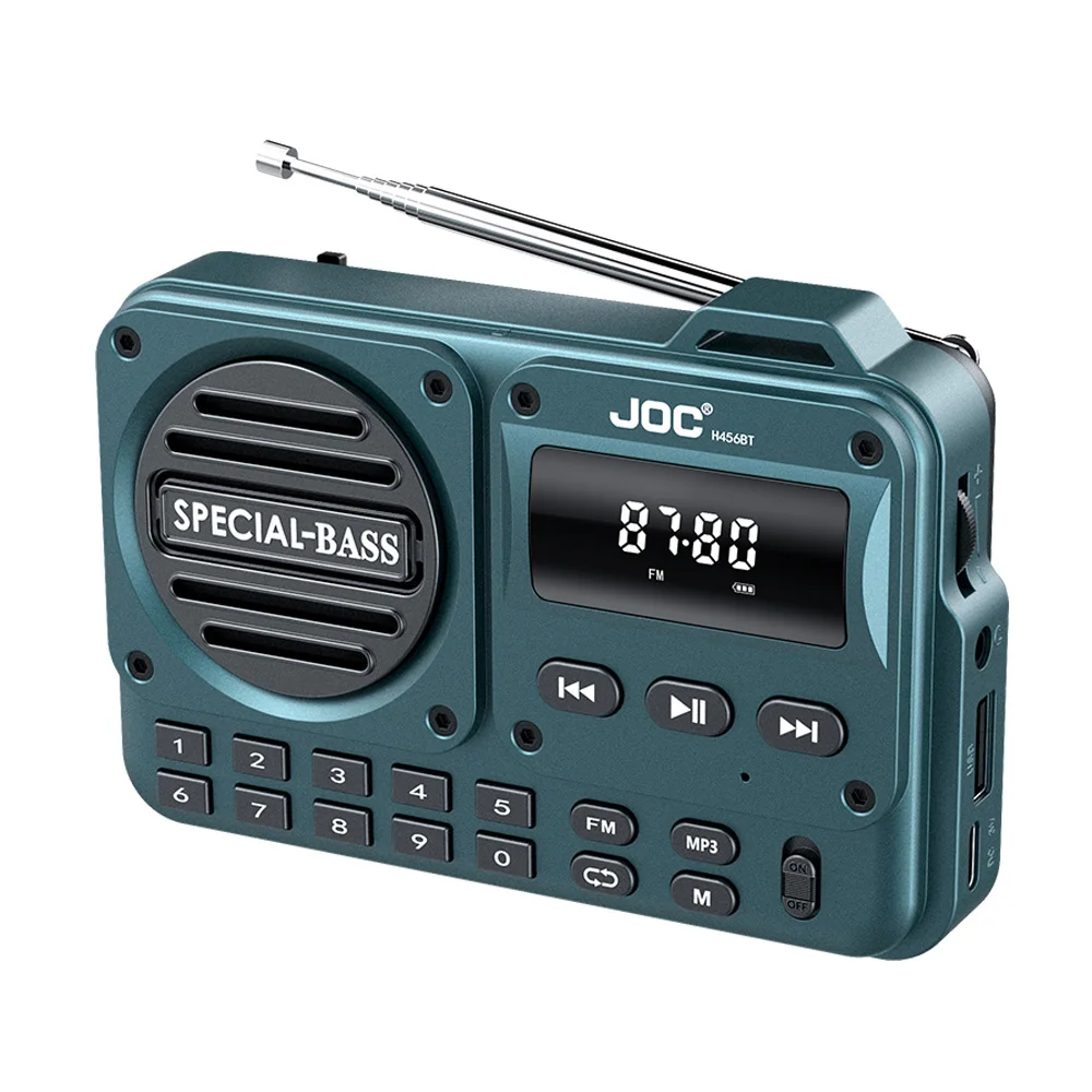 Vibrant Blue-Green Portable FM Radio 9 Vibrant Blue-Green Portable FM Radio - Image 9