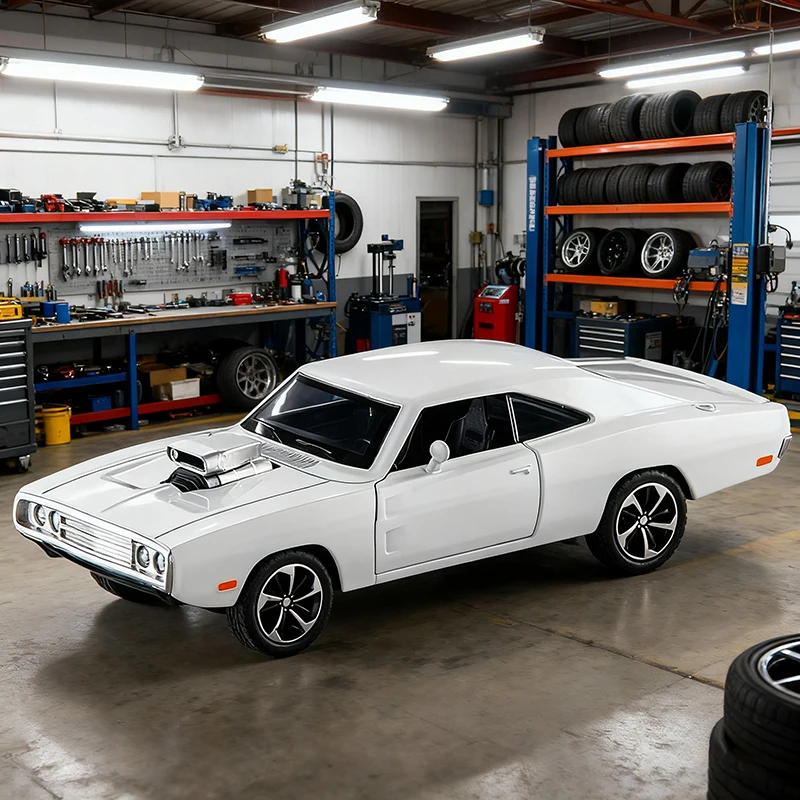 1:32 Scale Black Muscle Car Model 5 1:32 Scale Black Muscle Car Model - Image 5