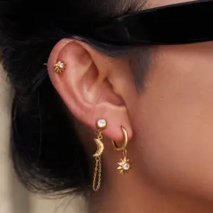 Gold Stainless Steel Earring Set with Zircon Stones 10 Scdaa7f66e5a04ac7a36d0d8f464af667t