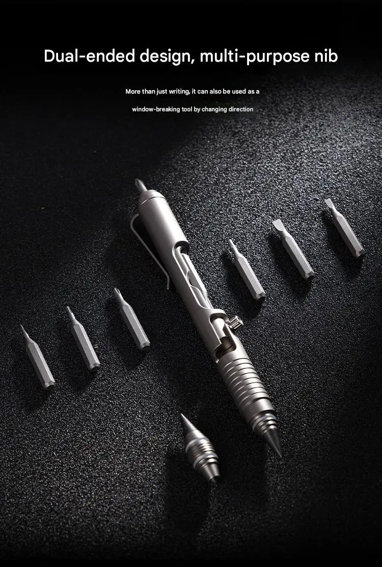 Titanium Alloy Tactical Eternal Pen 5 Titanium Alloy Tactical Eternal Pen - Image 5