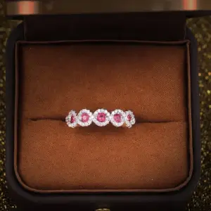 Rose Red Sterling Silver Zirconia Engagement Ring 8 Scdf4e0f25fae414da4002d878262027eg