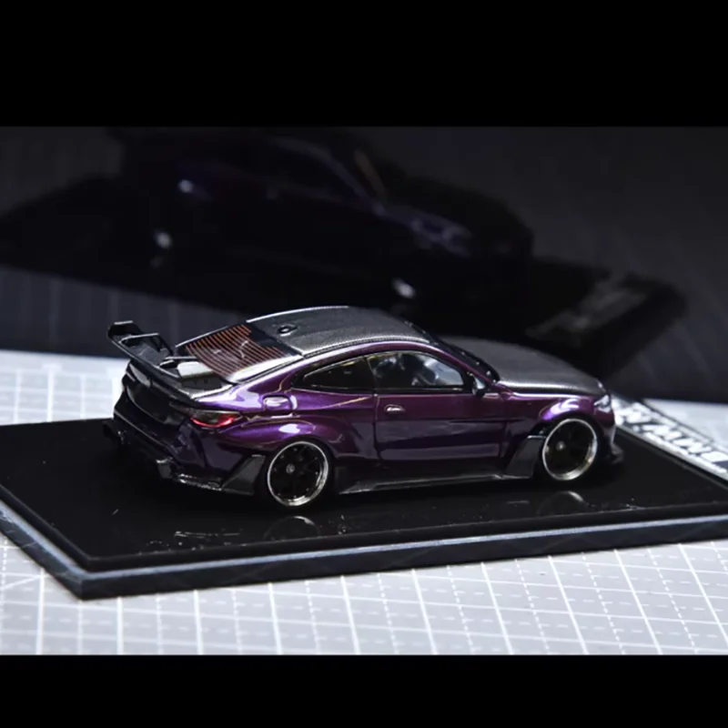 1:64 Alloy BMW M4 Model with Purple Finish 5 1:64 Alloy BMW M4 Model with Purple Finish - Image 5