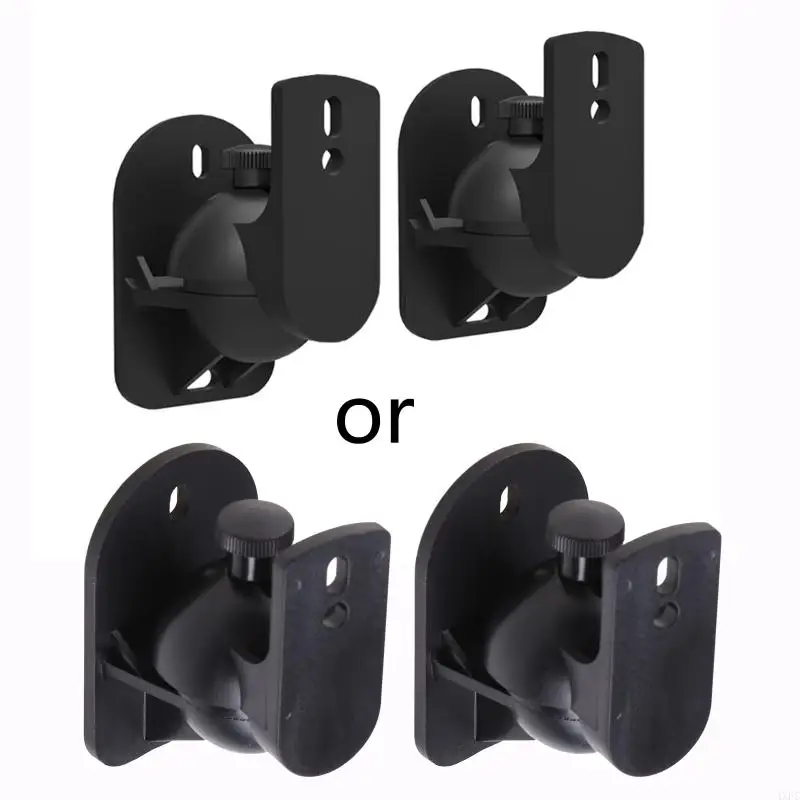 Black Wall Mount for Satellite Speakers 2 Black Wall Mount for Satellite Speakers - Image 2