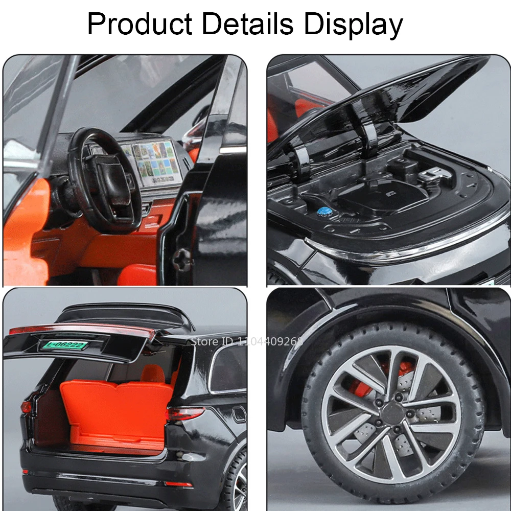 1:24 Li Auto L9 Diecast Model Car 6 1:24 Li Auto L9 Diecast Model Car - Image 6