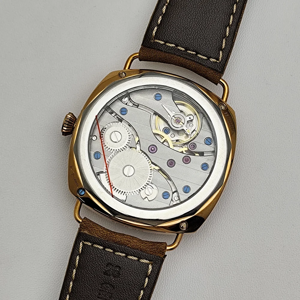 Dwayne Campbell 47mm Gold-Tone Mechanical Watch 4 Dwayne Campbell 47mm Gold-Tone Mechanical Watch - Image 4