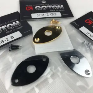 GOTOH Oval Metal Jack Plate for Guitar 6 Sce40e12e72154e9f84bde5e154658a45V