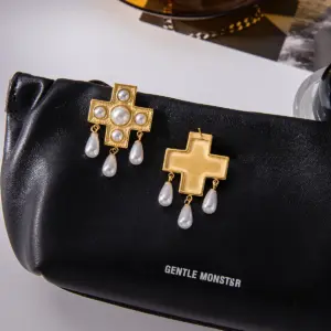 Stainless Steel Pearl Cross Earrings 11 Sce4dec7b3e224f2eafe06fa8abee5b63V