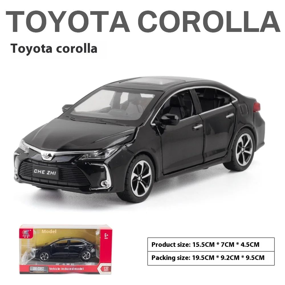 White Toyota Corolla 1:32 Diecast Model 8 White Toyota Corolla 1:32 Diecast Model - Image 8