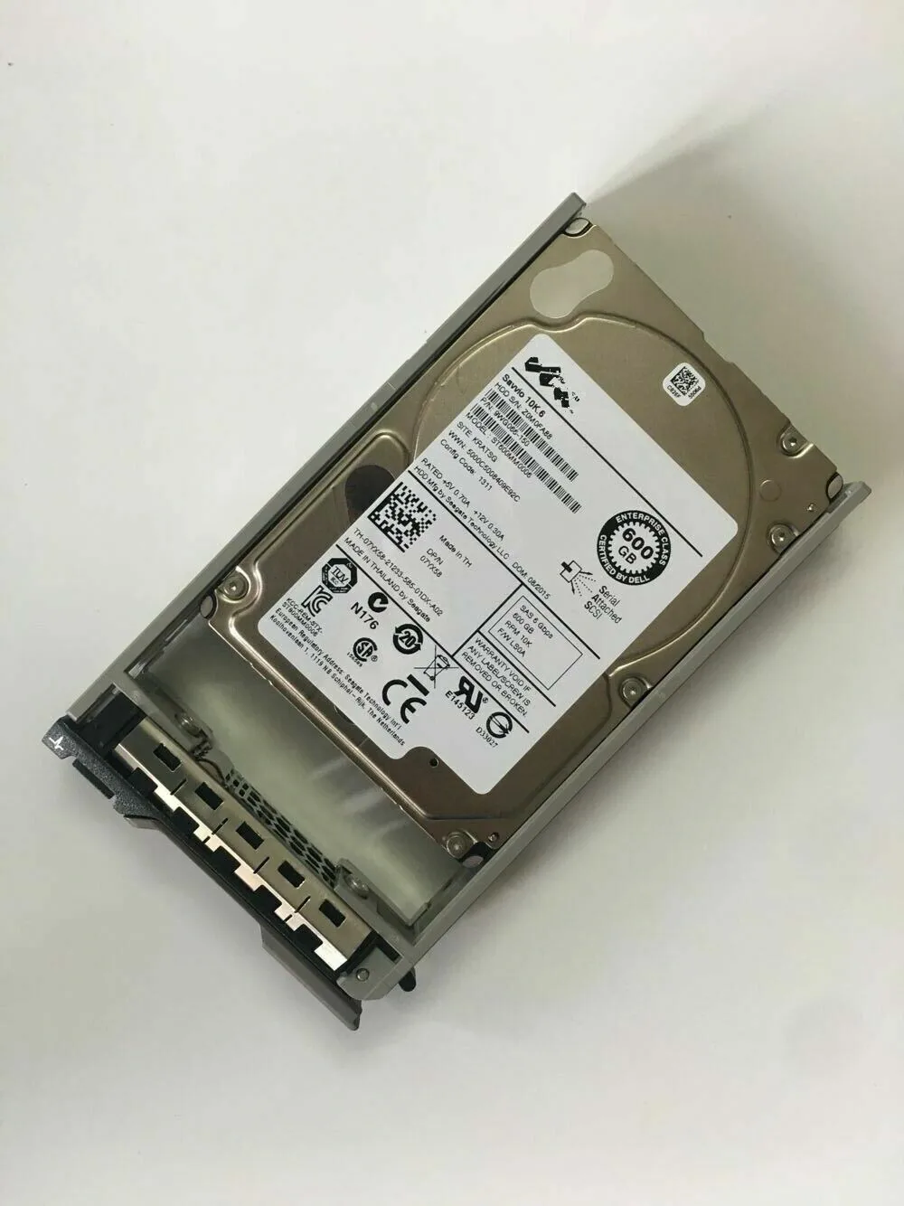 Dell 600GB SAS 10,000 RPM 6G SATA Drive 1 Dell 600GB SAS 10,000 RPM 6G SATA Drive