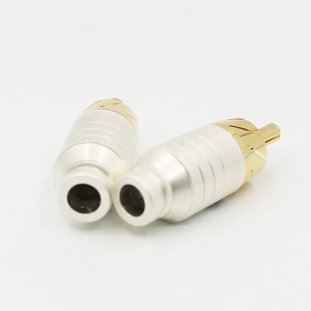 Premium 4-Pack Gold-Plated RCA Female Connectors 2 Premium 4-Pack Gold-Plated RCA Female Connectors - Image 2