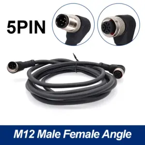 Waterproof M12 Sensor Connector Cable - 2M, 4/5/8 Pins 17 Scea10e03370d4c4da4306676981f4e43B