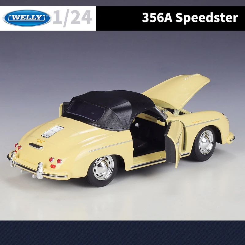 Porsche 356A Speedster Diecast Model 1:24 Scale 4 Porsche 356A Speedster Diecast Model 1:24 Scale - Image 4