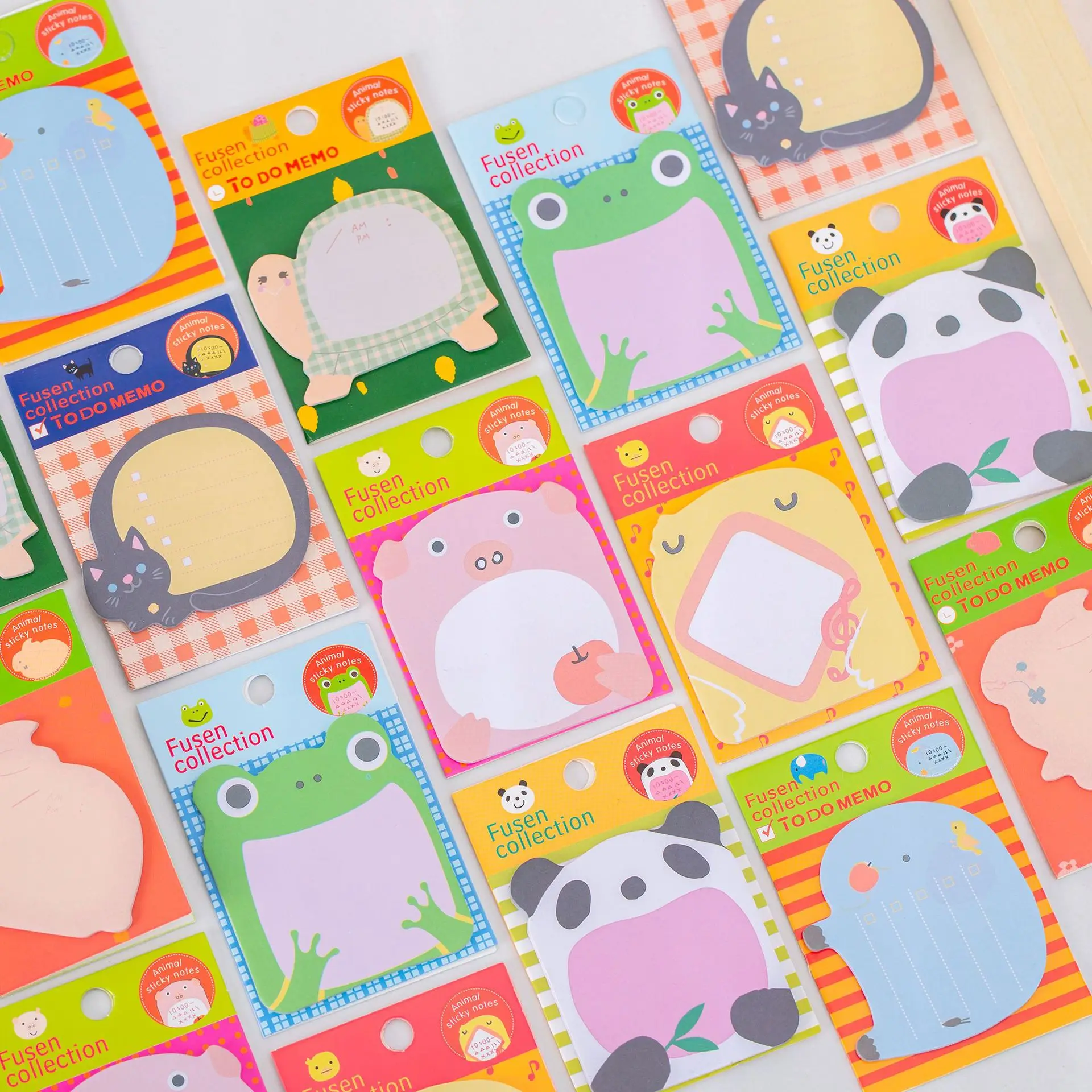 Colorful Animal Memo Pads Set of 10 2 Colorful Animal Memo Pads Set of 10 - Image 2