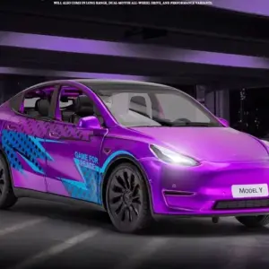 Vibrant Purple 1:24 Model Y Diecast Replica
