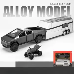 1:24 Diecast Pickup and Trailer Model 19 Scef53f67a51e40e582ec6ec1c454181aE
