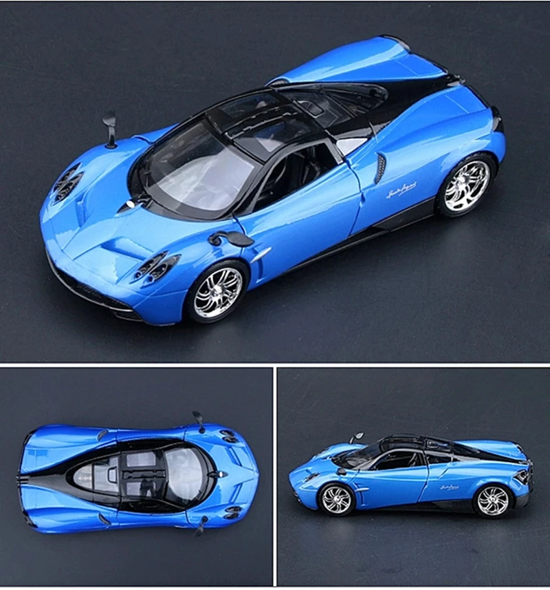 Black Pagani Huayra BC 1:24 Diecast Model 3 Black Pagani Huayra BC 1:24 Diecast Model - Image 3