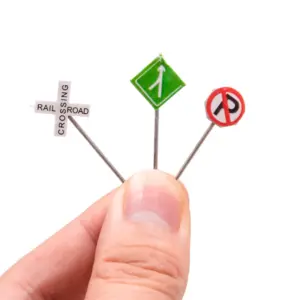 Miniature Traffic Signs Set for Dioramas 13 Scf86262cb1d14396984e90bafdf95dcce