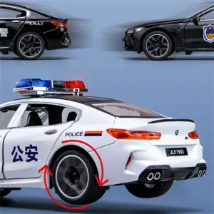 1:24 Scale Diecast Police Car Model 13 Scf9d332a84b24c0f8ce9b6cbada23e25c
