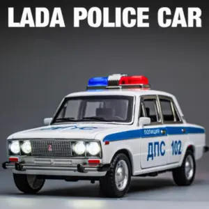 1:24 Scale Lada 2106 Police Car Model