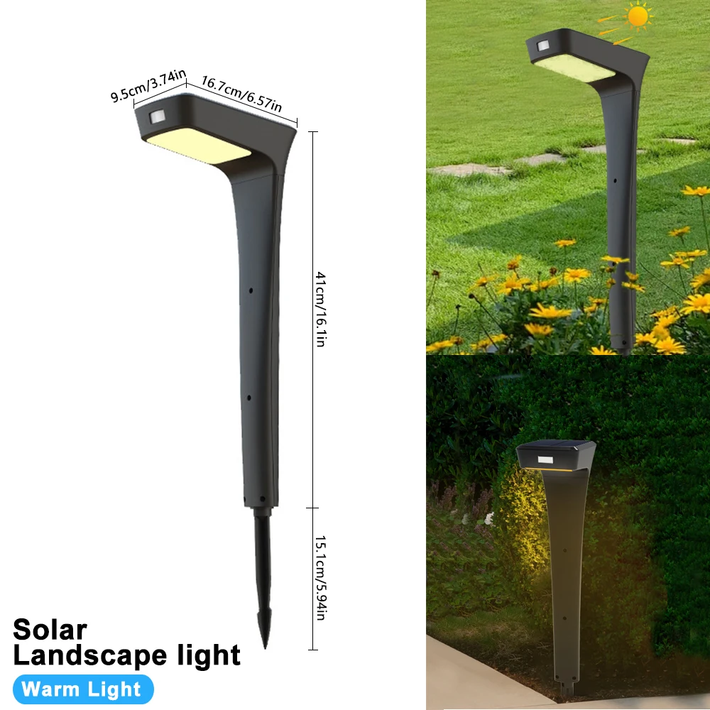 Modern Solar Garden Pathway Light 7-Shaped Design 9 Modern Solar Garden Pathway Light 7-Shaped Design - Image 9