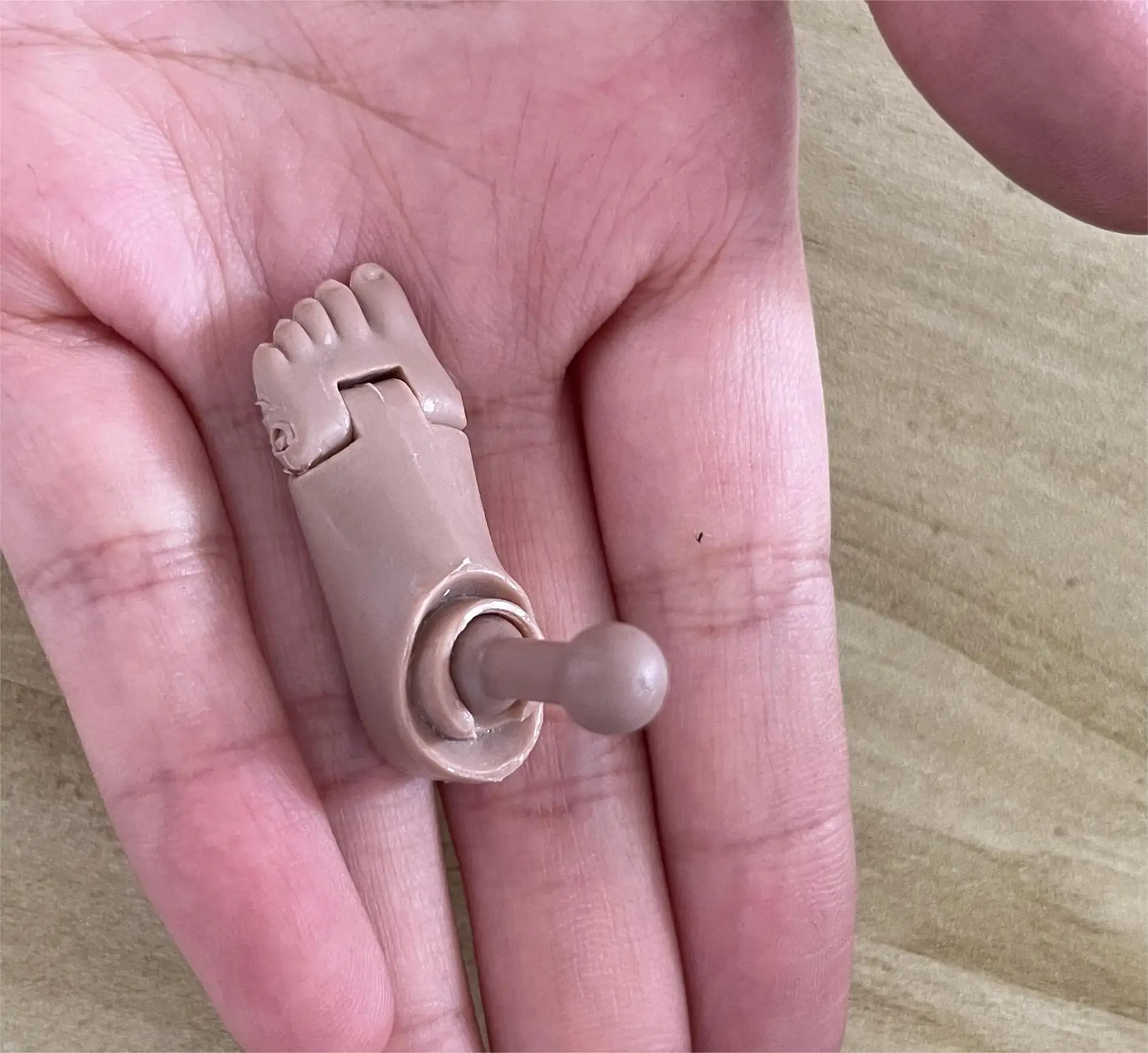 1/6 Scale Male Soldier Feet Connector Set 5 1/6 Scale Male Soldier Feet Connector Set - Image 5